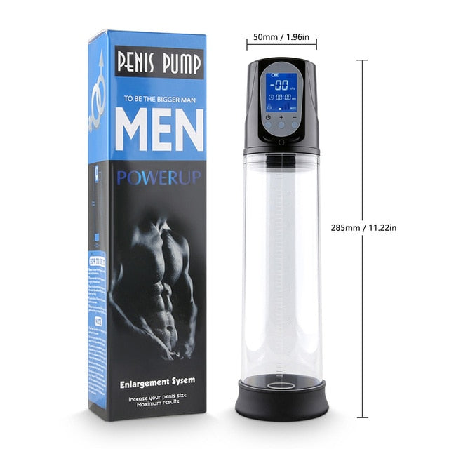 Electric Penis Enlarger Erection Vacuum Enlargement Pump Sex Toys for Men